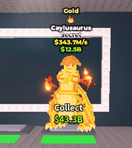 Caylusaurus Gold 343.7M/s ⭐️