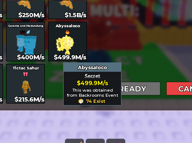 Abyssaloco Divine 499.9M/s 🏆