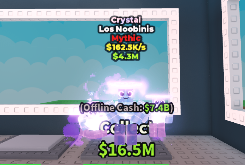 Los Noobinis Crystal 162.5K/s 🐰