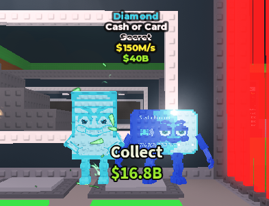 Cash or Card Diamond 150M/s 👾